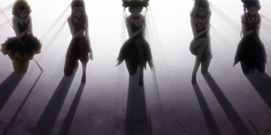 Las 5 brujas. (Imagen: Toei Animation / Naoko Takeuchi)